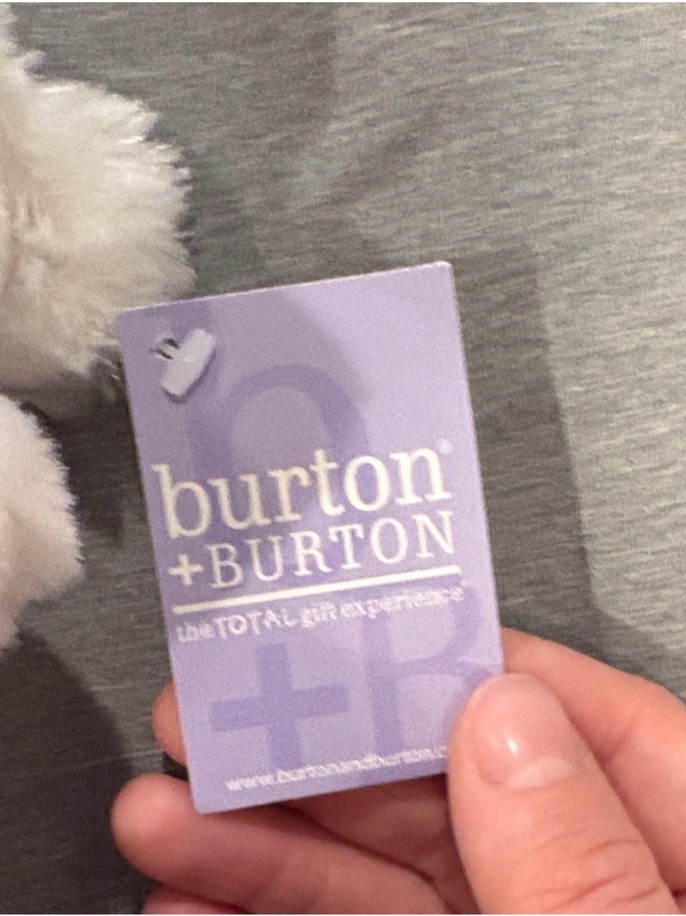 Burton Lavender Tag Plush Accessory - Picture 3 of 3